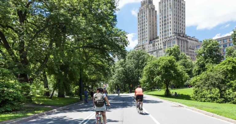 Biking at Central Park NYC