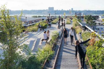 High Line - an elevated urban park in NYC