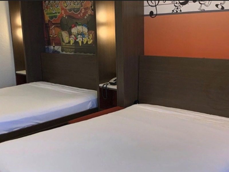 Family Suite Murphy Beds down at Refurbished All-Star Music Resort