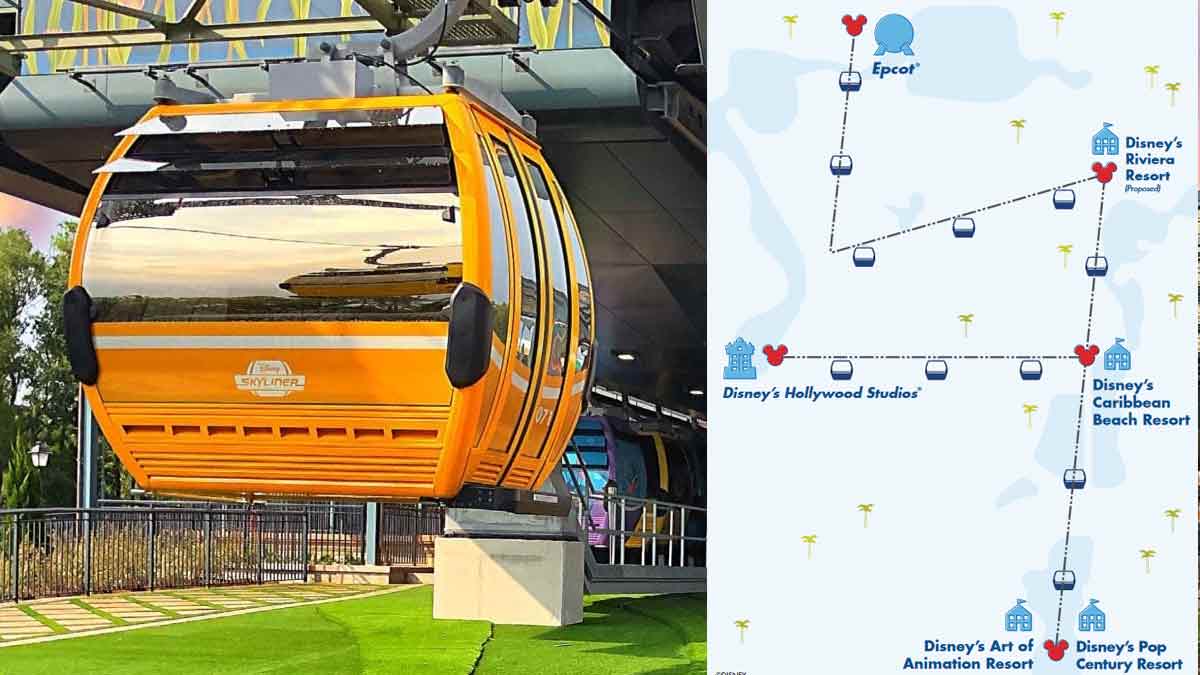 Disney Skyliner Map: Navigating the Path to Disney's Hidden Gems