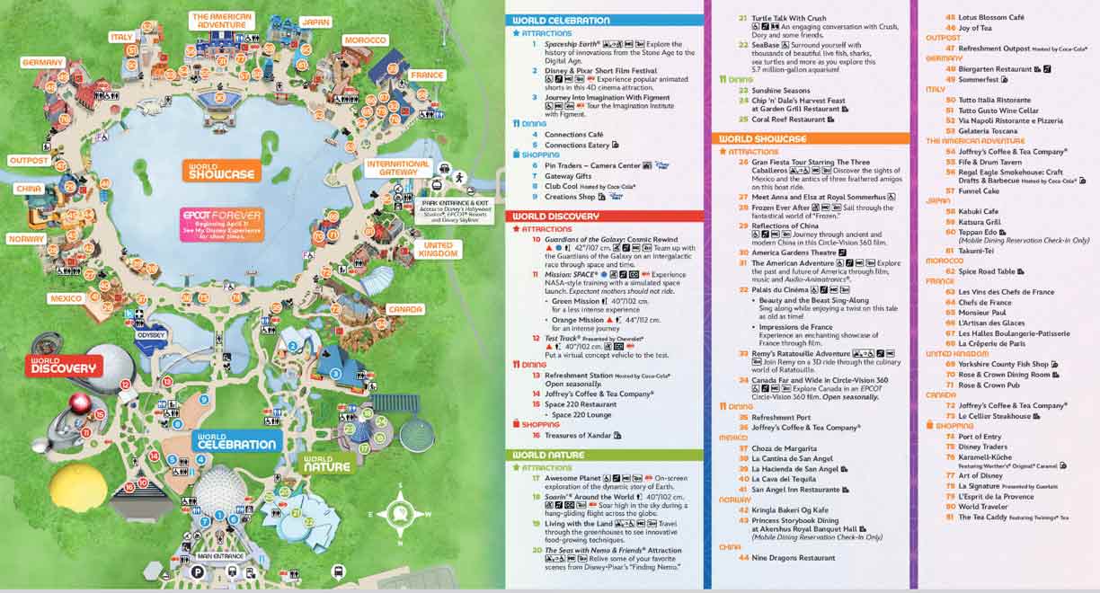 Plan Your 2024 Dream Disney Adventure with the Epcot Map Our Family