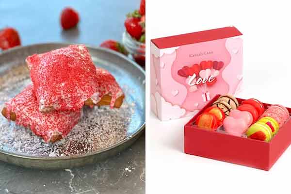 Strawberry Shortcake Glazed Beignets and Valentine’s Day Gift Box