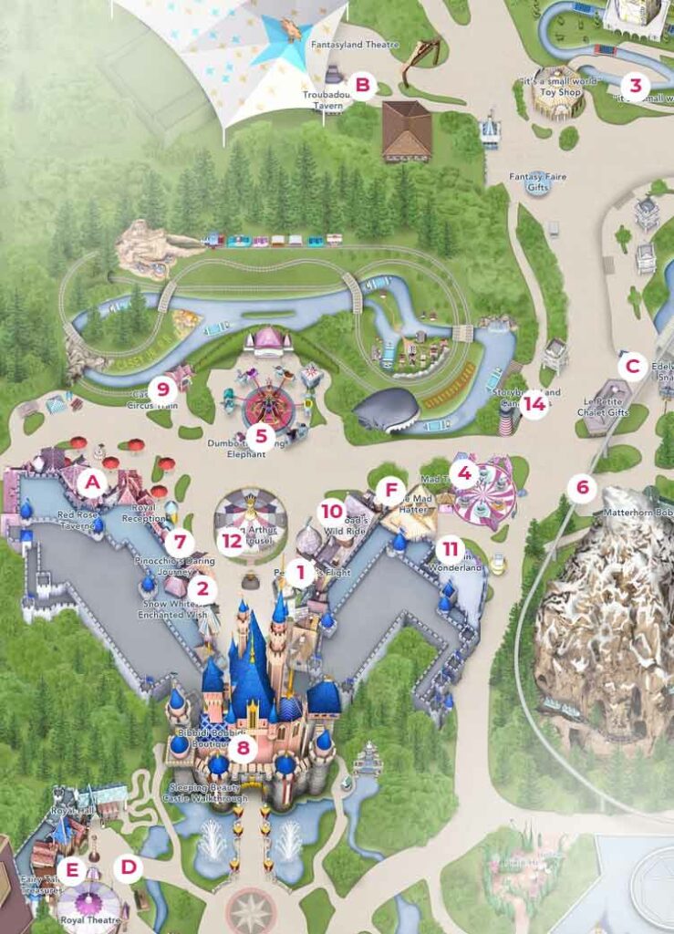 Disneyland-Fatansyland-map