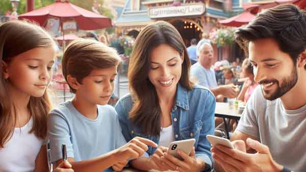 Disneyland mobile app to make reservations