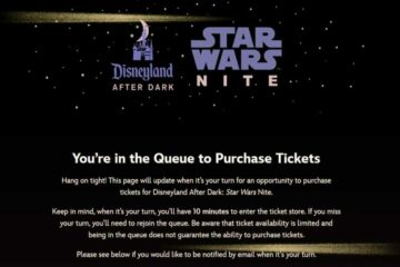 Star Wars Nite You're in the queue to purchase tickets